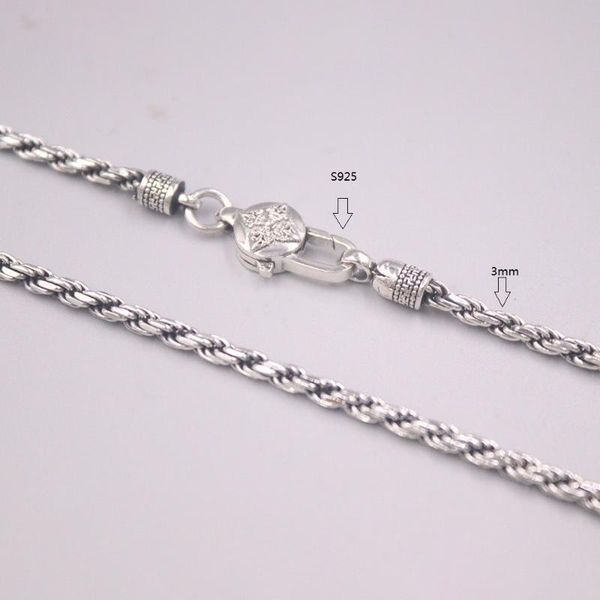 chains real 925 sterling silver 3.0mm rope link chain necklace 19.7inch stamped
chains real 925 sterling silver 3.0mm rope link chain necklace 19.7inch stamped
