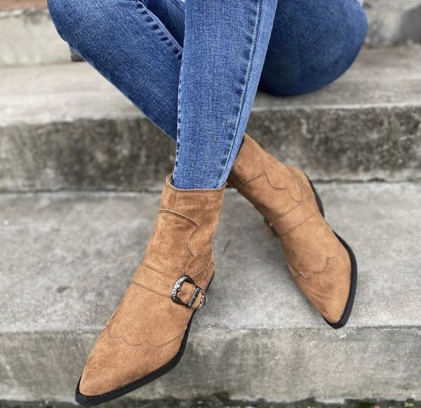 dress shoes outono inverno moda feminina camurça cinto fivela decorativa zÃper apontado botas de salto grosso personalizado venda quente hl6, Black
dress shoes outono inverno moda feminina camurça cinto fivela decorativa zÃper apontado botas de salto grosso personalizado venda quente hl6, Black