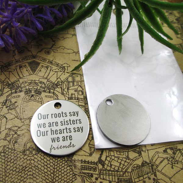 40pcs--stainless steel charms"our roots say we are sisters..." more style choosing diy pendants fo necklace, Bronze;silver
40pcs--stainless steel charms"our roots say we are sisters..." more style choosing diy pendants fo necklace, Bronze;silver