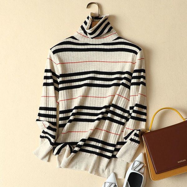 women's sweaters high collar women autumn winter female slim pullover knitted jumper soft warm classic stripe bottoming t-shirt, White;black
women's sweaters high collar women autumn winter female slim pullover knitted jumper soft warm classic stripe bottoming t-shirt, White;black