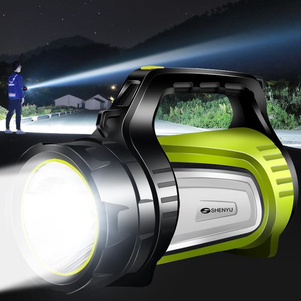 spotlights shenyu 20w super bright outdoor handheld portable usb rechargeable flashlight torch searchlight multi-function long sho
spotlights shenyu 20w super bright outdoor handheld portable usb rechargeable flashlight torch searchlight multi-function long sho