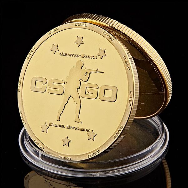 souvenir coins cs go counter strike edition classic shooting game gold commemorative coin collection
souvenir coins cs go counter strike edition classic shooting game gold commemorative coin collection