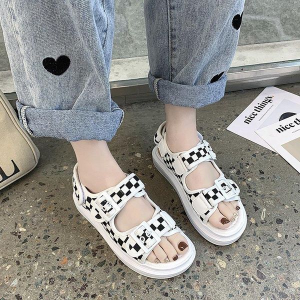 sandals 2021 summer women gladiator brand fashion woman platform beach ladies open toe flat sandal hook loop casual shoes, Black
sandals 2021 summer women gladiator brand fashion woman platform beach ladies open toe flat sandal hook loop casual shoes, Black