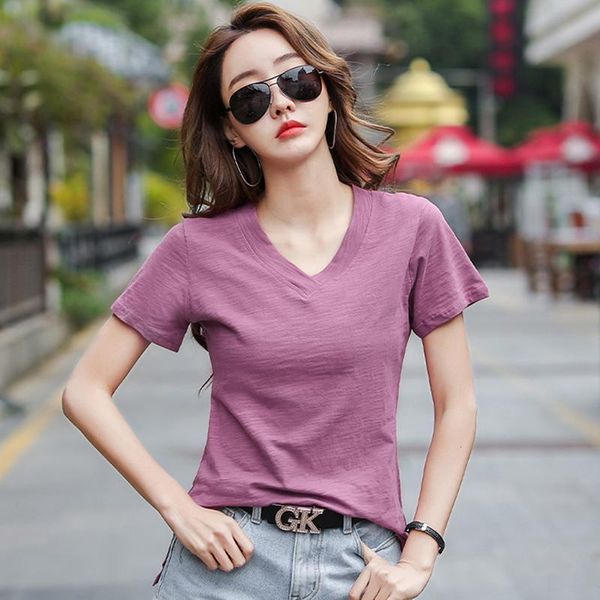 women's t-shirt aossviao fashion women 2021 summer short sleeve woman clothes cotton casual tshirt female tee shirt femme, White
women's t-shirt aossviao fashion women 2021 summer short sleeve woman clothes cotton casual tshirt female tee shirt femme, White