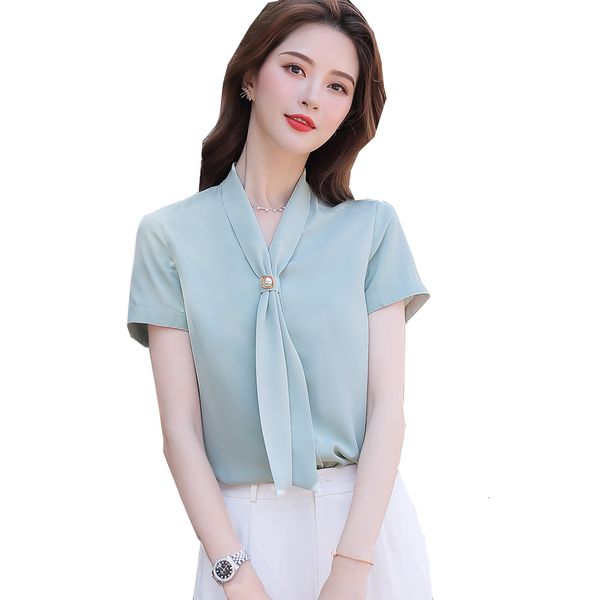 women's blouses & shirts white green tie collar short sleeve office blouse women plus size 4xl 5xl formal ladies female silk shirt zoc
women's blouses & shirts white green tie collar short sleeve office blouse women plus size 4xl 5xl formal ladies female silk shirt zoc