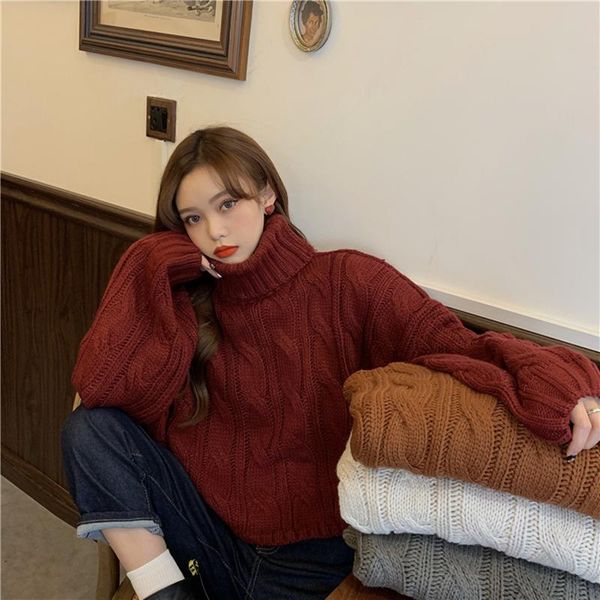 women's sweaters casual knitted sweater female autumn winter warm pullovers solid jumper long sleeve turtleneck, White;black
women's sweaters casual knitted sweater female autumn winter warm pullovers solid jumper long sleeve turtleneck, White;black