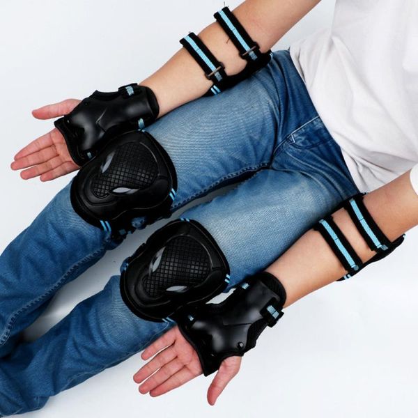 elbow & knee pads 6pcs/set teens wrist guards protective gear set for roller skating, skateboarding, cycling sports, Black;gray
elbow & knee pads 6pcs/set teens wrist guards protective gear set for roller skating, skateboarding, cycling sports, Black;gray
