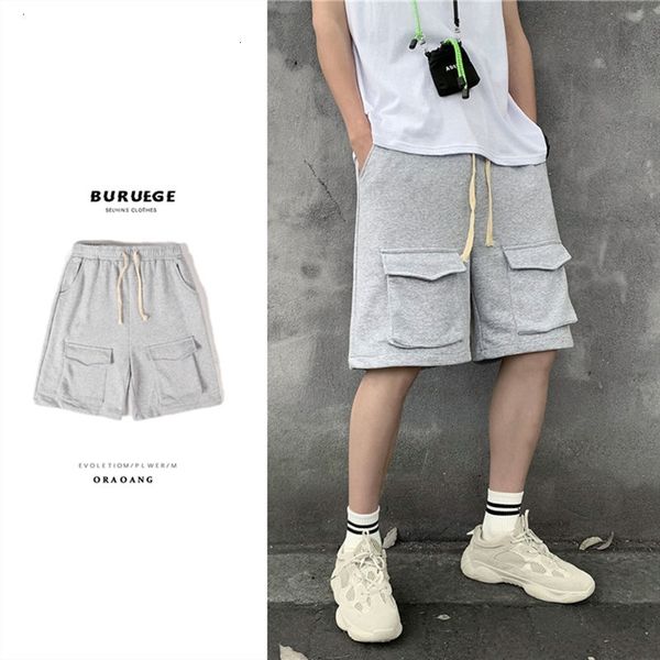 men's shorts summer drawstring fashion black gray casual men streetwear loose hip-hop pocket mens m-2xl d7zi, White;black
men's shorts summer drawstring fashion black gray casual men streetwear loose hip-hop pocket mens m-2xl d7zi, White;black
