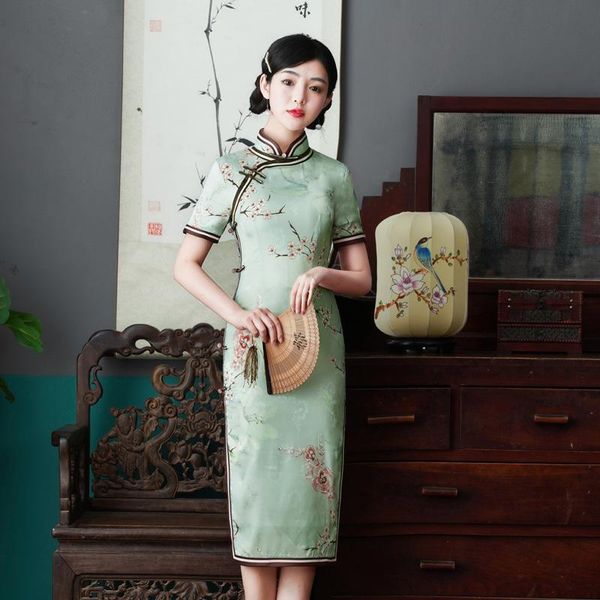 ethnic clothing print floral cheongsam mid length female qipao big size 3xl 4xl mandarin collar chinese dress gown classic party vestid, Red
ethnic clothing print floral cheongsam mid length female qipao big size 3xl 4xl mandarin collar chinese dress gown classic party vestid, Red