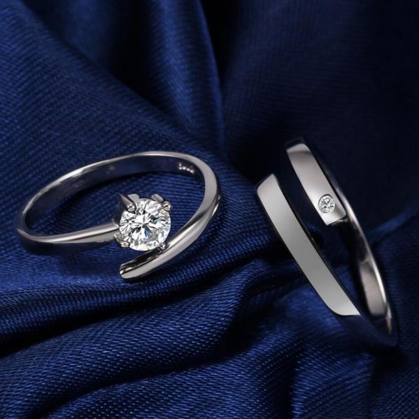 jewelry s925 sterling silver rings open zircon couple rings glaze rings to wedding for fashion
jewelry s925 sterling silver rings open zircon couple rings glaze rings to wedding for fashion