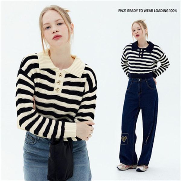 men's sweaters women's lapel striped long sleeve knit sweater bear button design falling shoulder sleeves slim, White;black
men's sweaters women's lapel striped long sleeve knit sweater bear button design falling shoulder sleeves slim, White;black