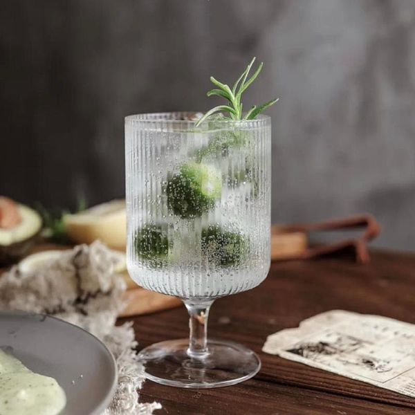 ins cocktail cup glass ice cream pudding dessert strips pattern 300ml water for whisky wine glasses
ins cocktail cup glass ice cream pudding dessert strips pattern 300ml water for whisky wine glasses