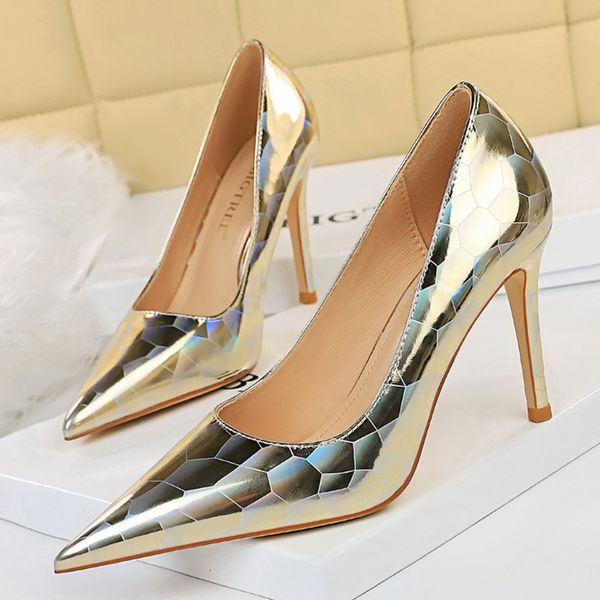 dress shoes designer women patent leather 9.5cm high heels pumps lady snakeskin gold silver female wedding party plus size okyo, Black
dress shoes designer women patent leather 9.5cm high heels pumps lady snakeskin gold silver female wedding party plus size okyo, Black