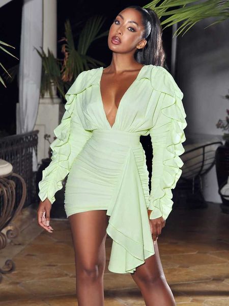 casual dresses women deep v neck puff full sleeve mini dress 2021 summer fashion cocktail party vintage, Black;gray
casual dresses women deep v neck puff full sleeve mini dress 2021 summer fashion cocktail party vintage, Black;gray