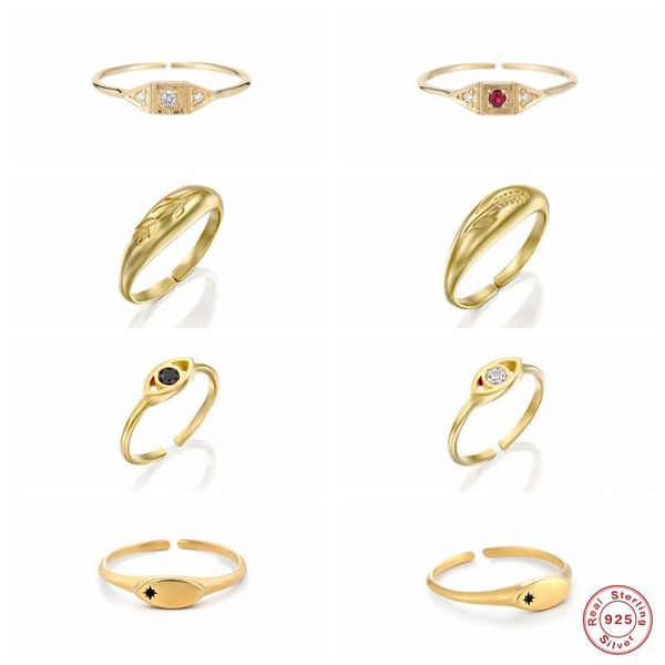 cluster rings aide 925 sterling silver colorful zircon mosaic opening for women black crystal leaf flower engraved adjustable ring gift, Golden;silver
cluster rings aide 925 sterling silver colorful zircon mosaic opening for women black crystal leaf flower engraved adjustable ring gift, Golden;silver