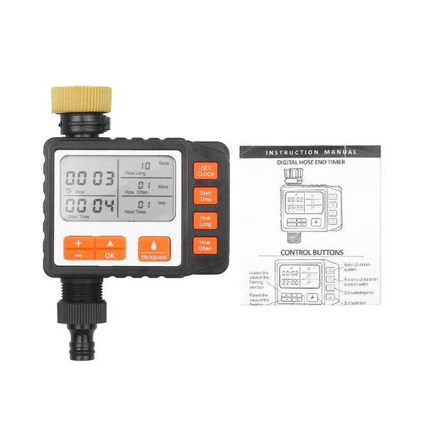 watering equipments water timer single outlet automatic on off faucet hose irrigation system controller with manual mode 3inch screen
watering equipments water timer single outlet automatic on off faucet hose irrigation system controller with manual mode 3inch screen
