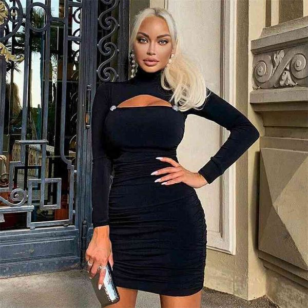 spring long sleeve women bandage dress hollow out black club celebrity evening runway party dresses vestidos 210507, Black;gray
spring long sleeve women bandage dress hollow out black club celebrity evening runway party dresses vestidos 210507, Black;gray