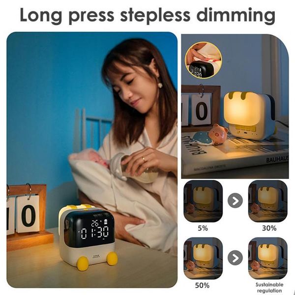 book lights sy-033 alarm clock multifunctional night light led display screen children voice control intelligent digital for bedroom
book lights sy-033 alarm clock multifunctional night light led display screen children voice control intelligent digital for bedroom