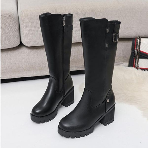 karin fashion female shoes big size 42 short plush square thick heels buckle straps zip winter warm mid-calf boots fht1, Black
karin fashion female shoes big size 42 short plush square thick heels buckle straps zip winter warm mid-calf boots fht1, Black