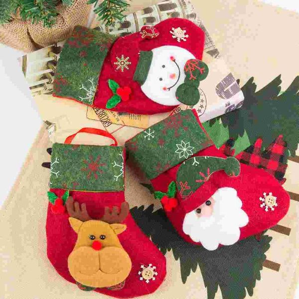 christmas decorations 12pcs adorable stocking pendant cartoon patterns accessory (red green)
christmas decorations 12pcs adorable stocking pendant cartoon patterns accessory (red green)