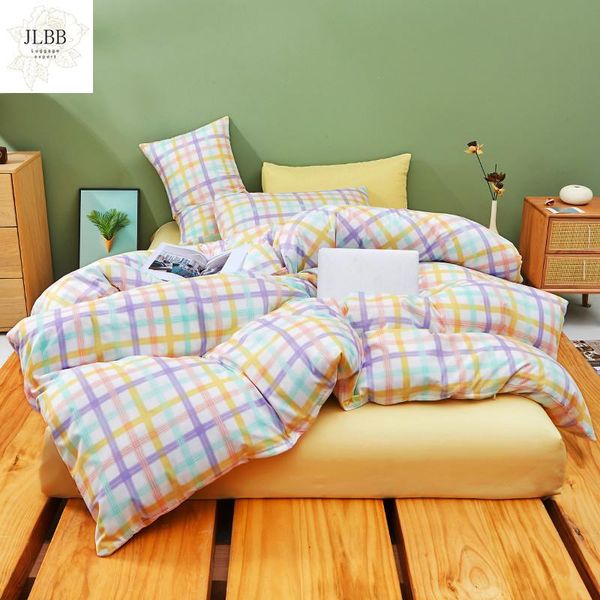 bedding sets plaid cute quilt cover pillowcase bed flat sheets modern duvet twin full single king bedclothes
bedding sets plaid cute quilt cover pillowcase bed flat sheets modern duvet twin full single king bedclothes