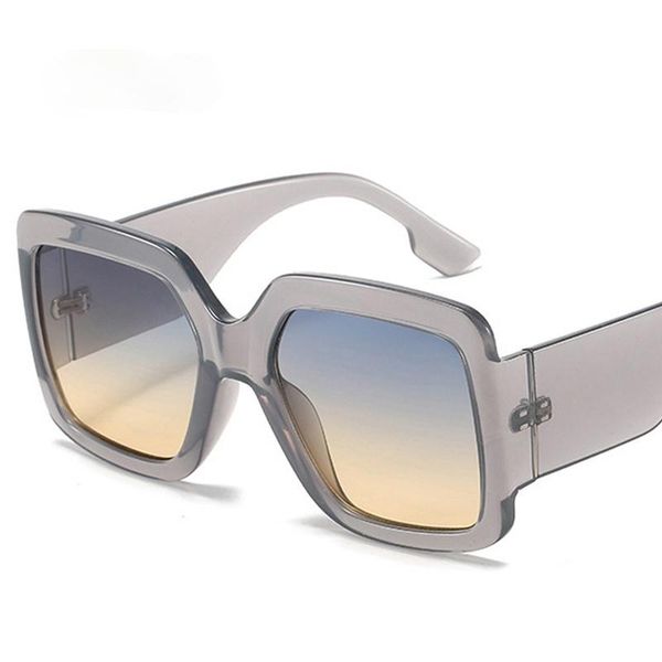sunglasses fashion oversized square gradient women designer vintage trending female sun glasses shades uv400 2021, White;black
sunglasses fashion oversized square gradient women designer vintage trending female sun glasses shades uv400 2021, White;black