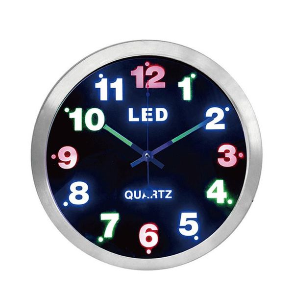 wall clocks 12-inch simple digital led luminous clock fashion creative metal quartz home living room silent bedroom
wall clocks 12-inch simple digital led luminous clock fashion creative metal quartz home living room silent bedroom