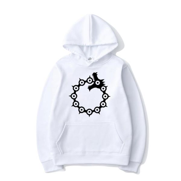 men's hoodies & sweatshirts pure cotton the seven deadly sins print men women fashion hooded sweatshirt nanatsu no taizai dragon's, Black
men's hoodies & sweatshirts pure cotton the seven deadly sins print men women fashion hooded sweatshirt nanatsu no taizai dragon's, Black