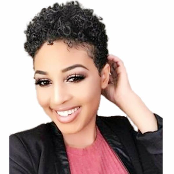 short afro kinky curly human hair wigs for black women brazilian virgin none lace front unprocessed machine made wig, Black;brown
short afro kinky curly human hair wigs for black women brazilian virgin none lace front unprocessed machine made wig, Black;brown