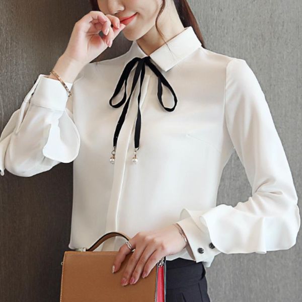 women's blouses & shirts fashion womens clothing long sleeve women chiffon blouse turn down collar office ladies white b826
women's blouses & shirts fashion womens clothing long sleeve women chiffon blouse turn down collar office ladies white b826