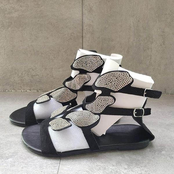 butterfly slippers rhinestone toe sandals women's ladies woman female flats ankle fashion crystal open slides size zipper 08 srkv, Black
butterfly slippers rhinestone toe sandals women's ladies woman female flats ankle fashion crystal open slides size zipper 08 srkv, Black