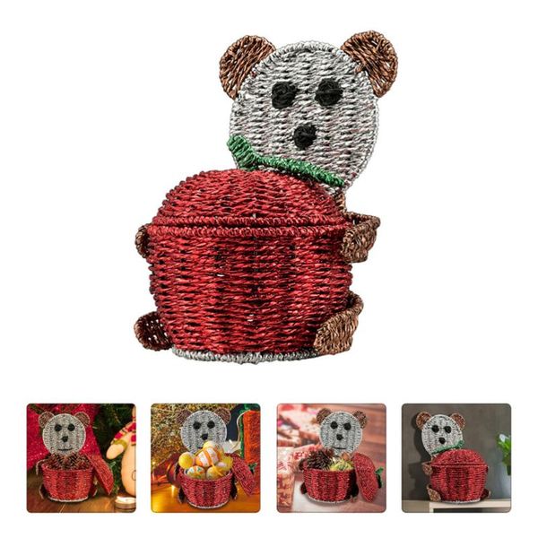 1pc creative panda shape candy basket weaving household storage gift wrap
1pc creative panda shape candy basket weaving household storage gift wrap