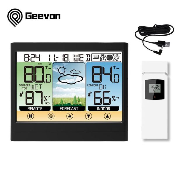 desk & table clocks geevon usb digital watch with temperature and humidity gauge weather station led alarm snooze clock
desk & table clocks geevon usb digital watch with temperature and humidity gauge weather station led alarm snooze clock