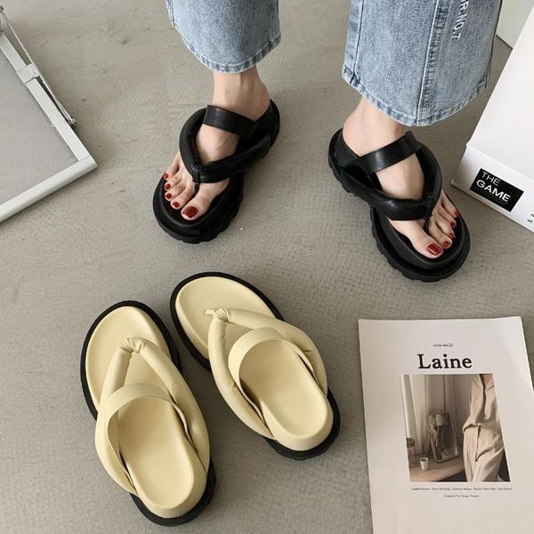 sandals trend open-toed slippers women summer sponge cake thick-soled flip-flops bread two-wear, Black
sandals trend open-toed slippers women summer sponge cake thick-soled flip-flops bread two-wear, Black