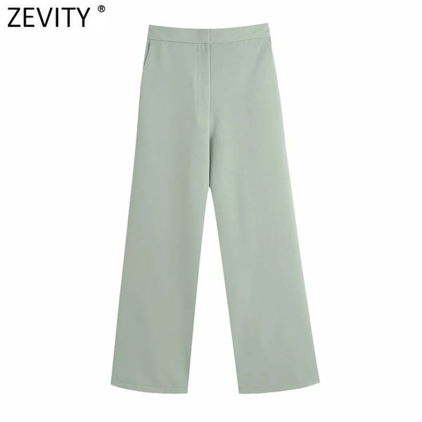 zevity women simply chic solid color casual slim straight pants office lady high waist zipper fly long trousers mujer p1018 210419, Black;white
zevity women simply chic solid color casual slim straight pants office lady high waist zipper fly long trousers mujer p1018 210419, Black;white