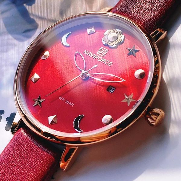 wristwatches naviforce watch women fashion dress quartz watches lady leather waterproof simple girl clock relogio feminino 2021, Slivery;brown
wristwatches naviforce watch women fashion dress quartz watches lady leather waterproof simple girl clock relogio feminino 2021, Slivery;brown