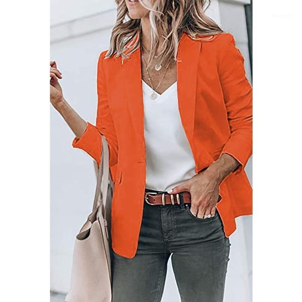 women's suits & blazers women autumn blazer jacket fashion basic casual solid button coat office lady elegant long sleeve work suit, White;black
women's suits & blazers women autumn blazer jacket fashion basic casual solid button coat office lady elegant long sleeve work suit, White;black
