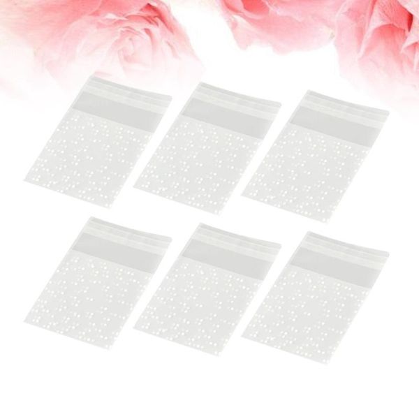 gift wrap 100pcs white polka dot frosted bags self-adhesive pouch packaging bag for candy cookie pastry (7*7+3)
gift wrap 100pcs white polka dot frosted bags self-adhesive pouch packaging bag for candy cookie pastry (7*7+3)
