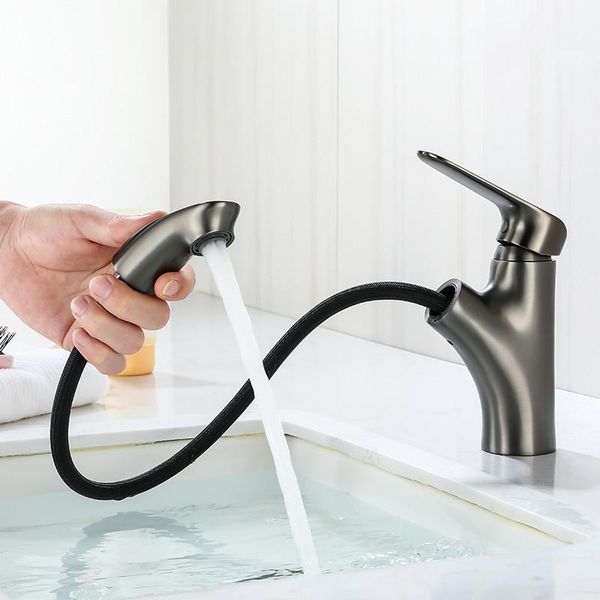 bathroom sink faucets basin faucet gold mixer tap deck mounted pull out &cold brass black chrome gray white color
bathroom sink faucets basin faucet gold mixer tap deck mounted pull out &cold brass black chrome gray white color