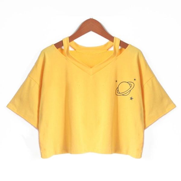 harajuku v-neck crop women casual planet printed sweet girl summer fashion elegant short sleeve solid colors t shirts women's t-shirt, White
harajuku v-neck crop women casual planet printed sweet girl summer fashion elegant short sleeve solid colors t shirts women's t-shirt, White