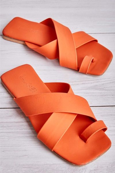 slippers orange women 's l0503060771, Black