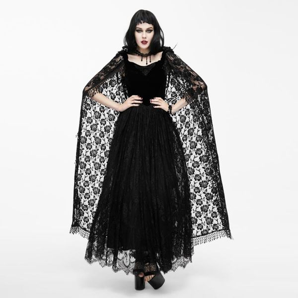 eva lady women's gothic lace shawl dress vintage fashion long sleeve backless halloween prom dresses casual, Black;gray
eva lady women's gothic lace shawl dress vintage fashion long sleeve backless halloween prom dresses casual, Black;gray