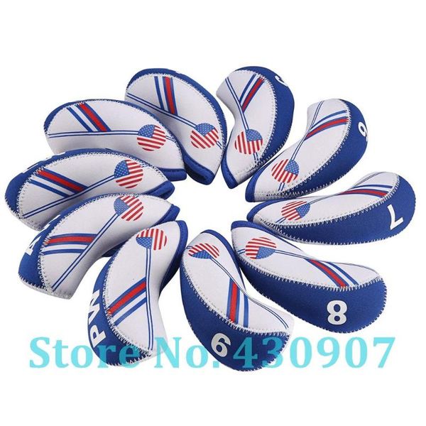 10pcs/set usa flag neoprene golf club iron head cover set 4-9,aw,sw,pw,lw complete of clubs
10pcs/set usa flag neoprene golf club iron head cover set 4-9,aw,sw,pw,lw complete of clubs