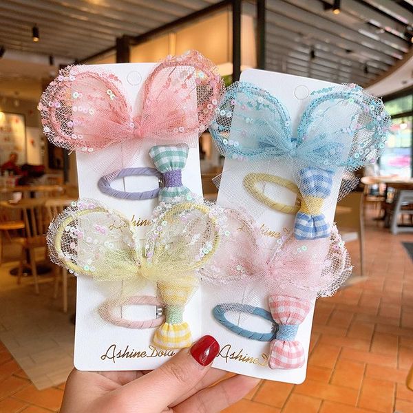 hair accessories korean style girls mesh sequins round ears clip check bow bb baby headdress for children fashion, Slivery;white
hair accessories korean style girls mesh sequins round ears clip check bow bb baby headdress for children fashion, Slivery;white