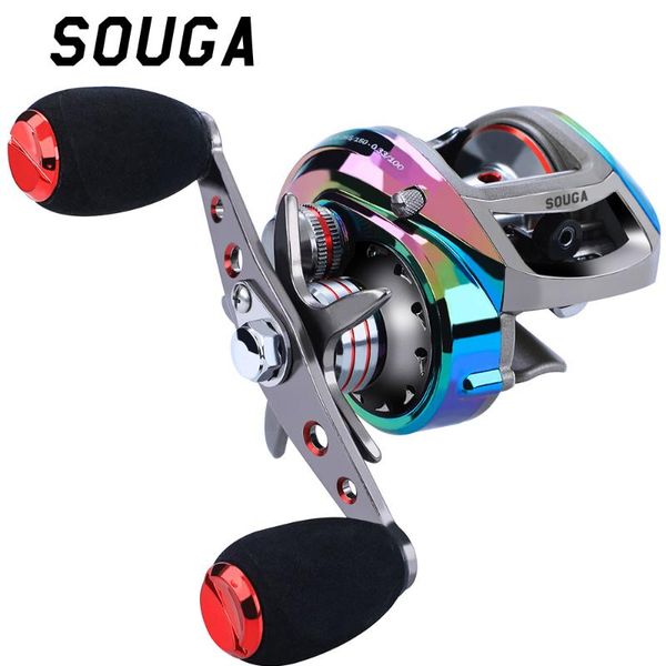 souga baitcasting reels 6.3:1 carp fishing gear wheel left/right hand bass bait casting saltwater reel
souga baitcasting reels 6.3:1 carp fishing gear wheel left/right hand bass bait casting saltwater reel