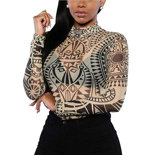 vintage totem print women jumpsuit long sleeve stretch tutleneck bodysuit leotard, Black;white
vintage totem print women jumpsuit long sleeve stretch tutleneck bodysuit leotard, Black;white