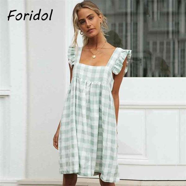 sleeveless plaid casual dress women summer loose mini beach boho famale daily vestidos de mujer korean 210415, Black;gray
sleeveless plaid casual dress women summer loose mini beach boho famale daily vestidos de mujer korean 210415, Black;gray