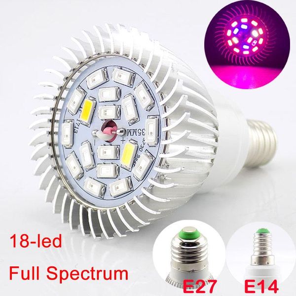 full spectrum 18 led plant grow light growing lamp aluminum cultivo growbox vegetable bulb for indoor greenhouse e27 e14 lights
full spectrum 18 led plant grow light growing lamp aluminum cultivo growbox vegetable bulb for indoor greenhouse e27 e14 lights