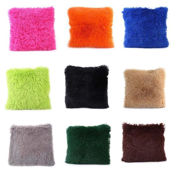 cushion/decorative pillow pure color plush cushion cover soft faux fur decorative pillowcase throw for sofa car chair el home decoration
cushion/decorative pillow pure color plush cushion cover soft faux fur decorative pillowcase throw for sofa car chair el home decoration