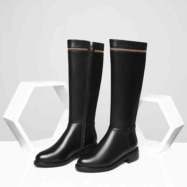 boots isnom arrival knee high woman genuine leather chunky heel shoes autumn winter boot zipper big size 35-45 yu4m, Black
boots isnom arrival knee high woman genuine leather chunky heel shoes autumn winter boot zipper big size 35-45 yu4m, Black